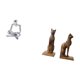 thumbnail image 5 of Escultura De Pensador Abstracto Creativo Y Estatuas De Gato Egipcio, Sujetalibros, Artesanía Decorativa Para Sala De Estar, Oficina, Regalo De Inauguración De La Casa., 5 of 8