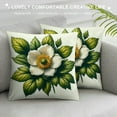 thumbnail image 3 of Shiartex  Botanical Plant Throw Pillow Covers Green Leaves Flower Floral Print Vintage Outdoor Farmhouse Decorative Throw Pillows Cases Spring Summer for Home Couch Sofa Decor,Multi-Size, 3 of 5