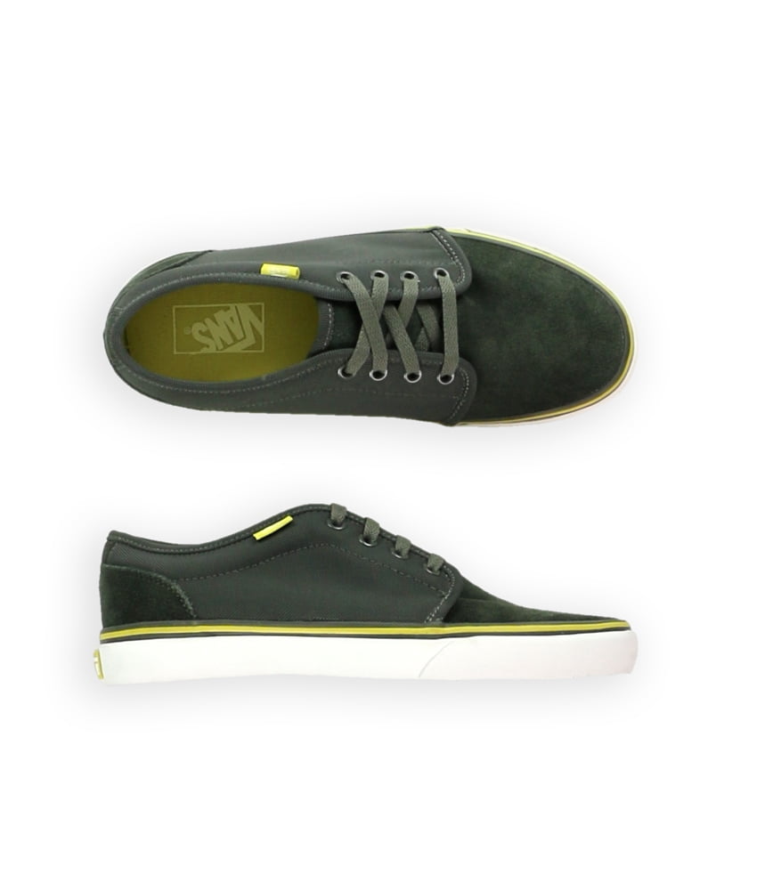 vans vulcanized dark green