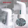 thumbnail image 2 of Dispensador de jabón manos libres Dispensador de jabón automático IP67 Dispensador de jabón sin contacto con sensor profundo a prueba de agua, dispensadores de loción para baño Cocina esquí esquí Gafas de esquí, 2 of 5