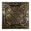 Great Lakes Tin 2ft x 2ft Toledo Bronze Burst Nail Up Ceiling Tile