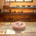 thumbnail image 5 of Summercome Round Donut Calming Dogs Bed, Washable-Round Cozy Soft Pet Bed Puppy & Kitten with Slip-Resistant Bottom Fluffy Plush Faux Fur Dog Bed, Dog Bed for Small Medium Large Dogs, 5 of 6