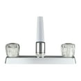thumbnail image 7 of Dura Faucet Two Handle Kitchen Faucet with Crystal Acrylic Knobs for RVs- Chrome Polished, 7 of 7