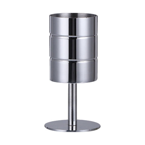 Porta cócteles metálicos para martini, reutilizables, portátiles, lavables, tenedores de fruta para bebidas brillante