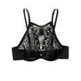 thumbnail image 2 of Rciityk Lace Bralette for Women, Lace Bralette Padded Lace Bandeau Bra with Straps for Women Girls, 2 of 4