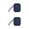 thumbnail image 1 of Kearding Estuche para auriculares Fibra de carbono Auriculares Bluetooth Funda protectora de silicona Reemplazo para 1 2 Type4 NO4, 1 of 6