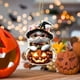 thumbnail image 1 of Uuiauoio Halloween Pumpkin Acrylic Pendant Car Backpack Keychain Decoration Cute Design Festive Gift for Home Decor Print Durable Attachment,Halloween Pendant, 1 of 7