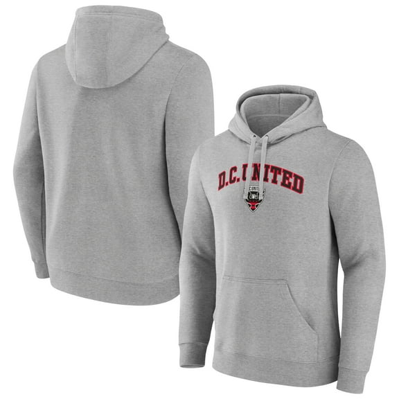 Men's Gray D.C. United Heart and Soul Pullover Hoodie
