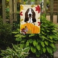 thumbnail image 2 of Caroline's Treasures BB2049GF Basset Hound Thanksgiving Flag Garden Size , Small, multicolor, 2 of 3