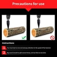thumbnail image 3 of 3 pcs Wood Splitter Firewood Drill Bit, Firewood Drill Bit Wood Splitter, Screw Cone Driver Log Splitter, Firewood Kindling Splitter Screw for Household Electric Drill (42MM), 3 of 5