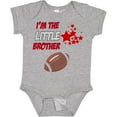 thumbnail image 3 of Inktastic I'm the Little Brother Football Boys Baby Bodysuit, 3 of 5