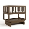 thumbnail image 3 of Art of Nursery by Storkcraft Santorini Deluxe Convertible Baby Bassinet, Hazelnut, 3 of 14
