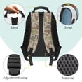thumbnail image 4 of KEIAHUAN Deer Camo Bow Print Back Pack Backpacks Set for Girls with Lunch Box Pencil Bag Water Bottle Holder -17 Inch School Backpack for Girl 4 Pcs Daypack Travel Bag for Kids 8-12, 4 of 7