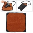 thumbnail image 4 of Camera Protective Wrap Blanket, Brown Folding Lens Wrap Cloth Flannel  For Binoculars For SLR Camera For Tripod S, 4 of 8
