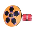 thumbnail image 1 of Máquina de boxeo electrónica, entrenador de boxeo, montado en la pared, almohadilla de boxeo digital, objetivo de boxeo musical para gimnasio de enfoq Naranja, 1 of 8