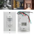 thumbnail image 4 of AC 110v PIR Motion Sensor Light Switch Detector Infrared Wall Occupation White, 4 of 5