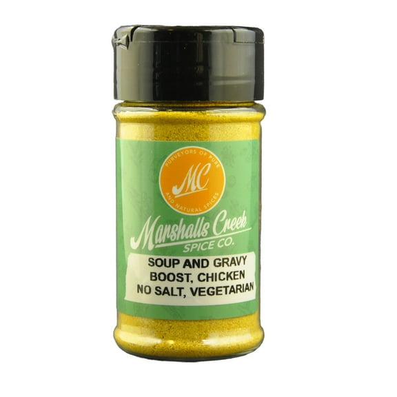 Marshalls Creek Spices Soup & Gravy Boost, Chicken, No Salt, Vegetarian Seasoning Mini Jar