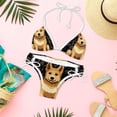 thumbnail image 6 of Pixel Dog Swim Suit Women Bikini Set, Detachable Sponge, Adjustable Strap, Two-Pack - Beach, Pool, Vacation, 6 of 6