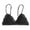 Z02-Black, variant on BYHONG Women's Strapless Bra Removable Triangular Cup Lace Comfort Bra Green M