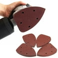 thumbnail image 2 of MasteelfCA 50PCS Triangle Sanding Discs Sandpaper 5 Hole 40/60/80/100/120 Grits, 2 of 5
