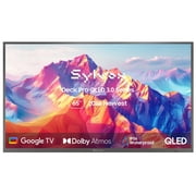 Sylvox Outdoor TV,65'' QLED 4K UHD Television with 1000nits,Google TV with IP55 Weatherproof , Dolby Atmos,Voice Control, Chromecast,(Deck Pro QLED 3.0)