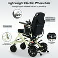 thumbnail image 6 of WalkFeel 36lb Electric Wheelchair for Adults Lightweight Foldable, 10mi Range Power Chair, F, 6 of 9