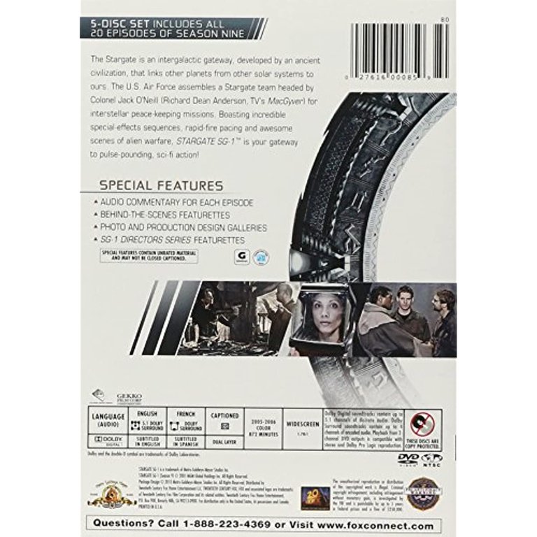 Stargate SG1: Season 9 [DVD] - Walmart.com