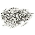 thumbnail image 1 of Unique Bargains 100 Pcs Electric Test Crocodile Alligator Clips Clamps Silver Tone, 1 of 1