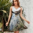thumbnail image 7 of A Powerful Eagle (2) Dress Fashion Beach Long Dresses Female Party Printed Sundress, 7 of 7