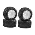 thumbnail image 5 of LeeQinersw 4 Pieces 1/18 RC Car Wheels and Tires Durability Direct Replaces for Granite White, 5 of 9