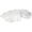 white B, variant on White Bridal Cowboy Hat with Veil Wide Brim Wedding Hat for Bachelorette Parties White B 35*33.5*13cm