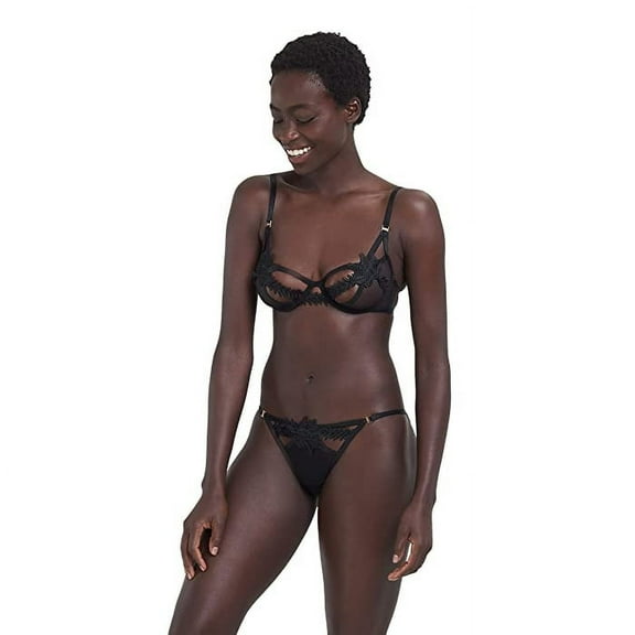 Bluebella Lennon Underwire Bra, Black, 34 D