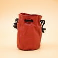 thumbnail image 3 of Leather Drawstring Pouch, 3 of 5