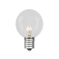 thumbnail image 2 of Novelty Lights 100 Foot G30 Outdoor Globe Patio String Lights - Set of 125 G30 Clear Bulbs White, 2 of 5