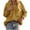 S-Yellow, variant on IROINNID Women's Corduroy Jacket Turndown Lapel Solid Color Long Sleeve Leisure Pockets Buttons Tops Outerwear Jacket Coat, Army Green