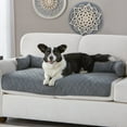 thumbnail image 2 of Quilted Pet Bed with Headrest, 2 of 5