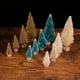 thumbnail image 2 of 12pcs miniatura de árbol de navidad de sisal artificial con base de madera artesanía mini pino para navidad decoración de mesa para el hogar adornos de invierno (3 colores), 2 of 4