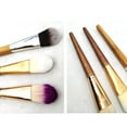 thumbnail image 2 of UPOUART 6pcs Practical Makeup Brush Bamboo for Face Makeup Application Women Travel, 2 of 8