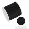 thumbnail image 4 of Unique Bargains 0.8mm x 109 Yard Nylon Satin Cord 0.8mm Beading String Braided Rope, Black, 4 of 6