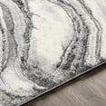 thumbnail image 7 of Hauteloom Walloon Living Room, Bedroom Area Rug - High Pile - Gray, Ivory - 12' x 15', 7 of 7