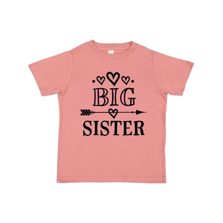 

Inktastic Big Sister Announcement Gift Toddler Toddler Girl T-Shirt