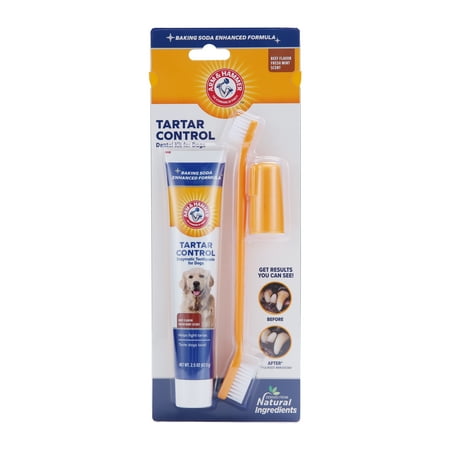 UPC: 0742797734088 | Arm & Hammer for Pets Tartar Control Toothbrush Kit for Dogs  Pet Dental Care Tools  Beef