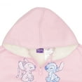 thumbnail image 4 of Disney Lilo & Stitch Girls Sherpa Zip-Up Hoodie Graphic Print Design Hooded Sweatshirt for Kids (Sizes 4-6X), 4 of 7