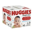thumbnail image 3 of Huggies Size 3 Diapers, Snug & Dry Baby Diapers, Size 3 (16-28 lbs), 168 Count, 3 of 8