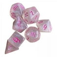 thumbnail image 1 of Dados de juego,Juego de dados poliédricos acrílicos,regalos de juego,Dados de juego creativos: material didáctico divertido para matemáticas,Dados grabados Juegos de rompecabezas, 1 of 8