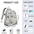 thumbnail image 6 of Husky and Flower Backpack for School,Cute School Bag,Schoolbag with Adjustable Shoulder Straps & Padded Back,13.4"x11"x4.7", 6 of 6
