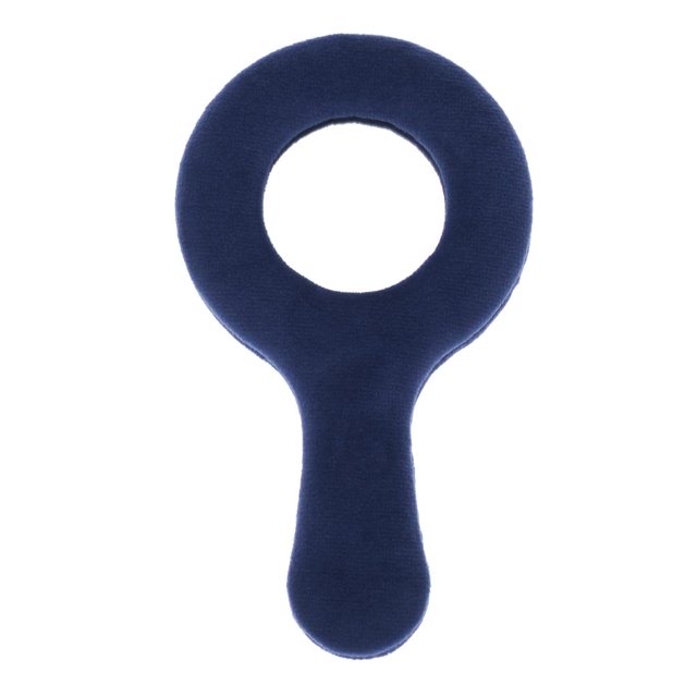 1 Pieza de Espejo de Mano con Manija, para makeup Heimsalon Travel Use, Vintage Y Elegante Azul