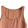 thumbnail image 3 of Camisetas sin Mangas para las Mujeres Color Sólido Cuello Redondo Suéter Casual Blusa, Camisetas de Mujer Casual, 3 of 8