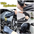 thumbnail image 3 of Guantes negros de lavado Xl, vajilla desechable sin látex, guantes de PVC para el hogar, industria del coche, jardinería, cuidado de mascotas, herramientas de cocina, 3 of 5