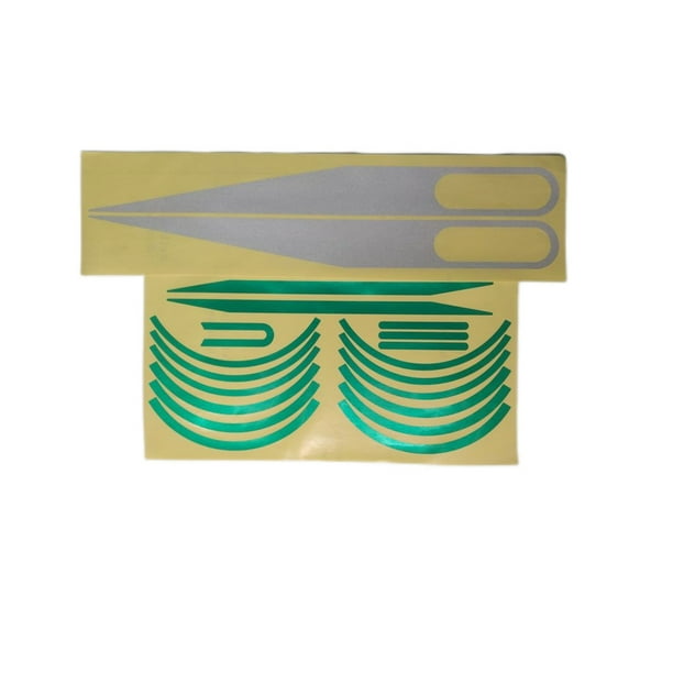 Sonducket Juego de pegatinas decorativas para monopatín, reemplazo de calcomanía reflectante para patinete extraíble para M365/PRO/1S Patinetes eléctricos Verde Sonducket OD023653-02